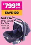 Safeway Orbit Infant Car Seat-Each