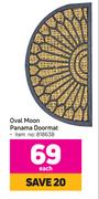 Oval Moon Panama Doormat-Each