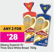 Albany Superior Or Thick Slice White Bread-For Any 2 x 700g