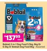 Bobtail 2 In 1 Dog Food 5.5Kg, 6Kg Or 6.5Kg Or Bobtail Dog Food 8Kg-Each