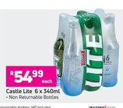 Castle Lite-6 x 340ml Each