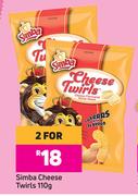 Simba Cheese Twirls-For 2 x 110g