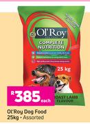 Ol'Roy Dog Food Assorted-25Kg Each