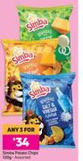 Simba Potato Chips Assorted-For Any 3 x 120g