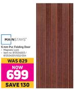 Mainstays 6mm PVC Folding Door