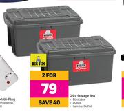 Big-Jim 25Ltr Storage Box-For 2 