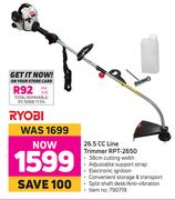 Ryobi 26.5cc Line Trimmer RPT 2650