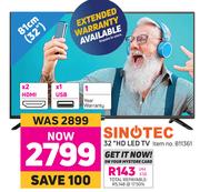  Sinotec 32" HD LED TV