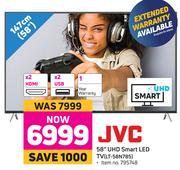 JVC 58" UHD Smart LED TV LT-58N785