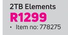 WD 2TB Elements