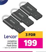 Lexar Jump Drive V40 32GB Flash Drive-For 3