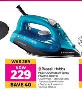 Russell Hobbs Power 2000 Steam Spray Iron RHI-2000TR