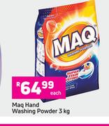 Maq Hand Washing Powder-3Kg Each