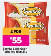 Spekko Long Grain Parboiled Rice-For 2 x 2Kg
