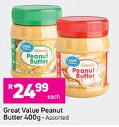 Great value Peanut Butter Assorted-400g Each