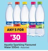 Aquelle Sparkling Flavoured Water Assorted-For Any 5 x 500ml