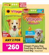 Vitagen Puppy Dog Food 6Kg Or Adult Dog Food 8Kg Assorted-For Any 2