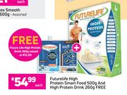Futurelife High Protein Smart Food 500g & Futurelife High Protein Drink 260g Free