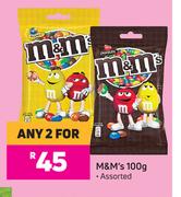 M&M's Assorted-For Any 2 x 100g
