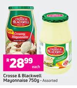 Crosse & Blackwell Mayonnaise Assorted-750g Each