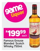 Famous Grouse Blended Scotch Whisky-750ml Each