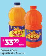Brookes Oros Squash Assorted-2Ltr Each