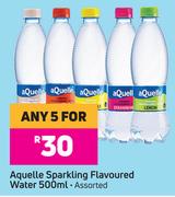 Aquelle Sparkling Flavoured Water Assorted-For Any 5 x 500ml