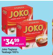 Joko Tagless Teabags-100's Per Pack