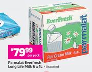 Parmalat Everfresh Long Life Milk Assorted-6 x 1Ltr Per Pack