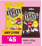 M&M's Assorted-For Any 2 x 100g