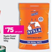 Nyala Super Maize Meal-10kg Per Pack