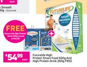Futurelife High Protein Smart Food 500g + Free High Protein Drink 260g-Each