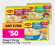 Maggi 2 Minute Noodles-For 3 x 5x73g
