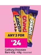 Cadbury Chocolate Bars-For 4 x 40g