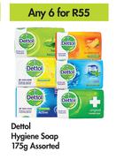 Dettol Hygiene Soap Assorted-For Any 6 x 175ml