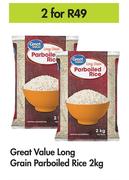 Great Value Long Grain Parboiled Rice-For 2 x 2kg