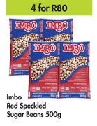 Imbo Red Speckled Sugar Beans-For 4 x 500g