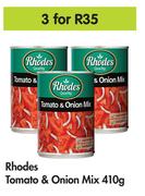 Rhodes Tomato & Onion Mix-For 3 x 410g