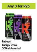 Reboost Energy Drink-For 3 x 500ml