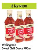 Wellington's Sweet Chilli Sauce-For 3 x 700ml