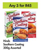 Hinds Southern Coating Assorted-For Any 3 x 200g