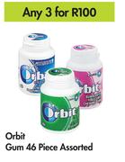 Orbit Gum 46 Piece Assorted-For Any 3