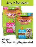 Vitagen Dog Food Assorted-For Any 2 x 6Kg/8Kg