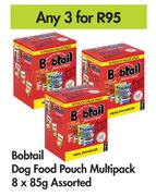 Bobtail Dog Food Pouch Multipack Assorted-For Any 3 x 8 x 85g