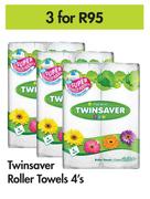 Twinsaver Roller Towels-For 3 x 4's