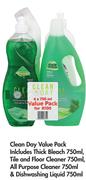 Clean Day Value Pack-For 4 x 750ml