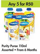 Purity Puree Assorted-For Any 5 x 110ml