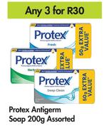 Protex Antigerm Soap Assorted-For Any 3 x 200g