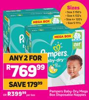 Pampers mega box price at game store