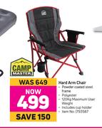 Camp Master Hard Arm Chair
